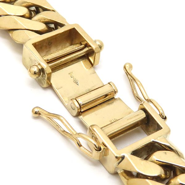 k18 18金 ブレスレット イエローゴールド 喜平チェーン 喜平 KIHEI