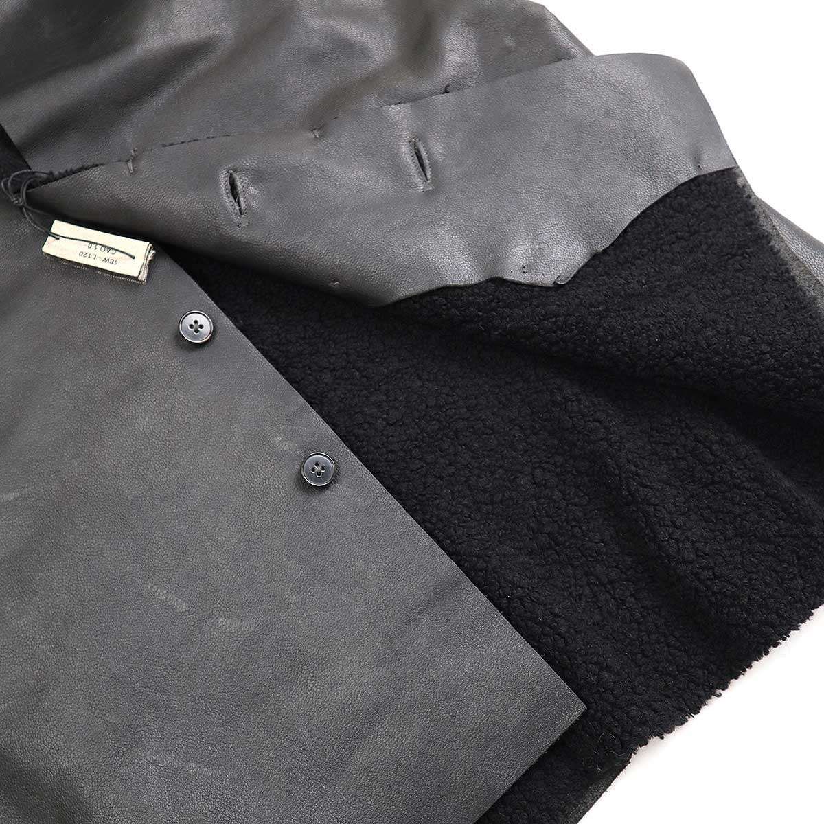 m.a+ エムエークロス 18AW レザーベスト 18W-L120 ブラック 46 - メルカリ