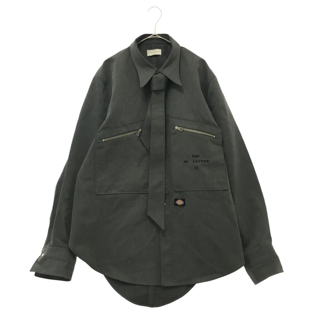 BED J.W. FORD (ベッドフォード) 20AW Dickies Shirt ネクタイ付き