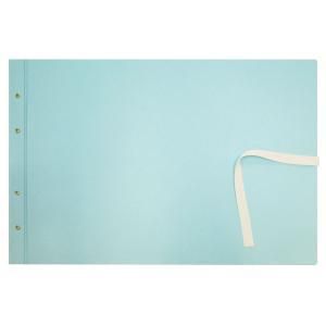 【新品・4営業日で発送】美濃商会 エコA-NERファイル B4E型4穴ハトメ・結束紐付 青 K3ER 1240【入数:10】