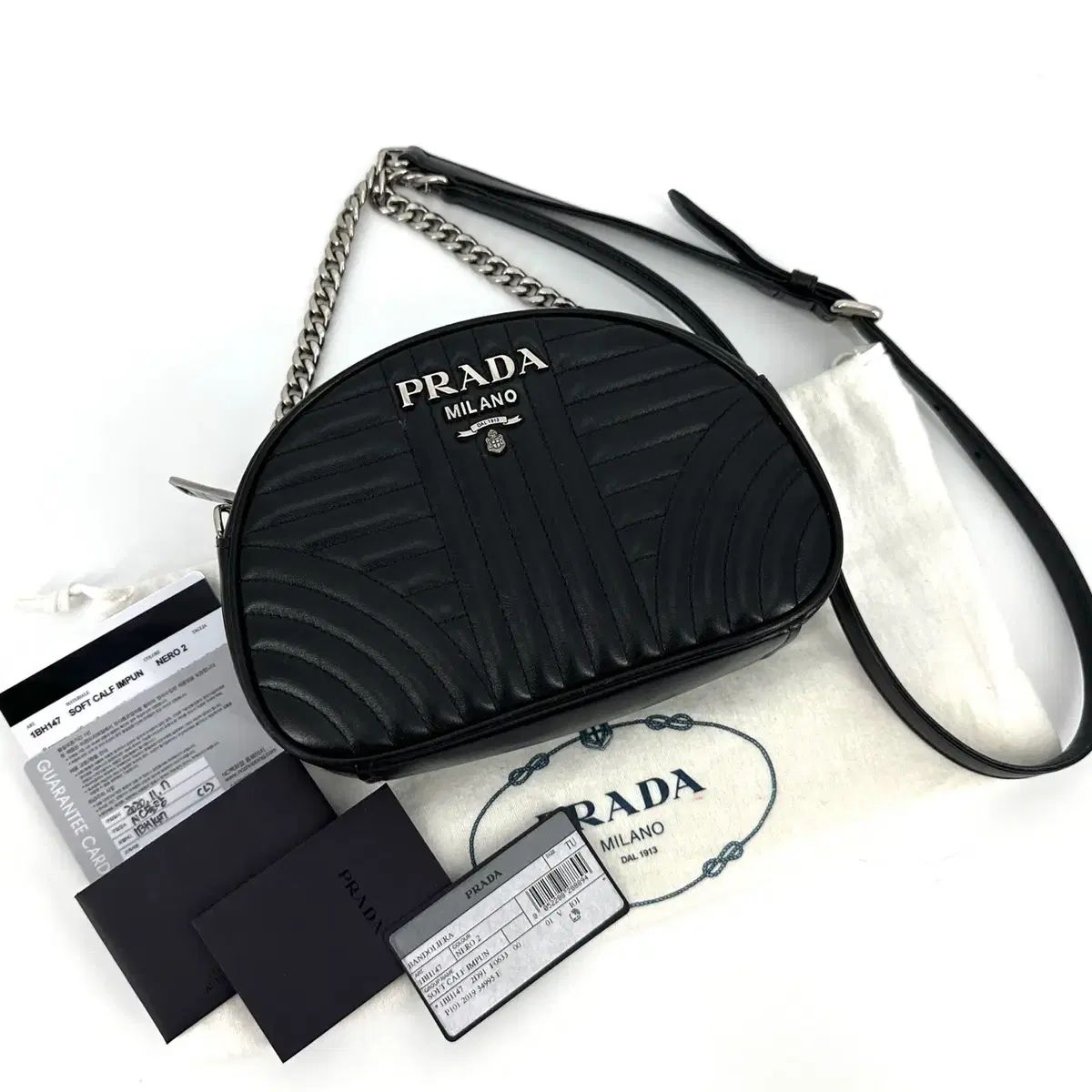 PRADA プラダ 1BH147 ダイアグラム クロスバッグ