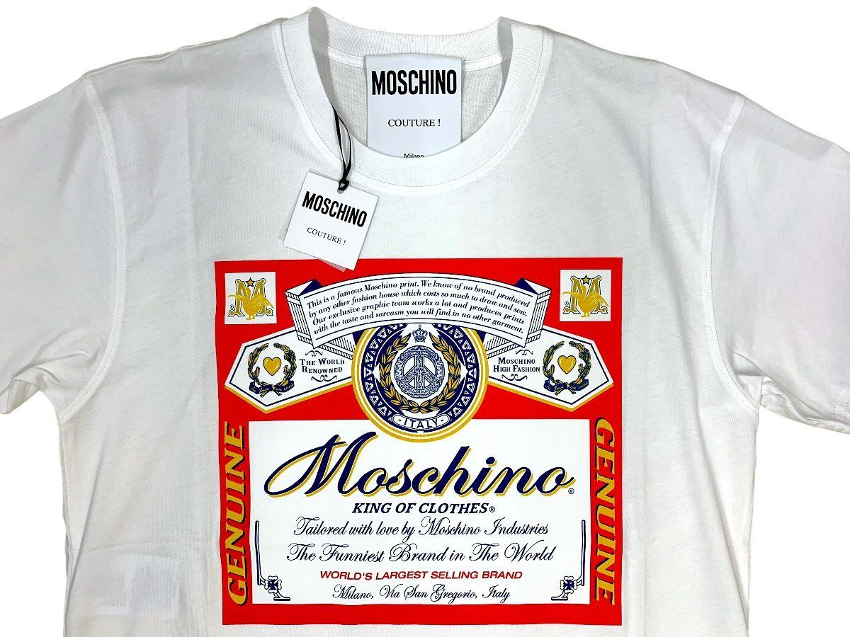 モスキーノ　バドワイザー　カプセルコレクション　Tシャツ モスキーノバドワイザーカプセルコレクションTシャツ