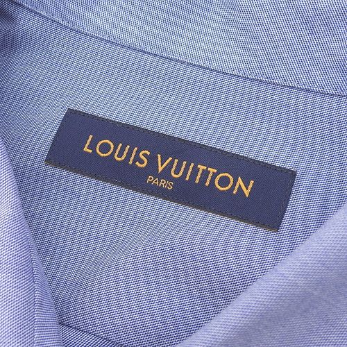 新品　ヴィトン　シグネチャー　レギュラー ロングスリーブシャツ 音符　平野紫耀 LOUIS VUITTON(ルイヴィトン) 23SS 音符総柄シルク長袖シャツ