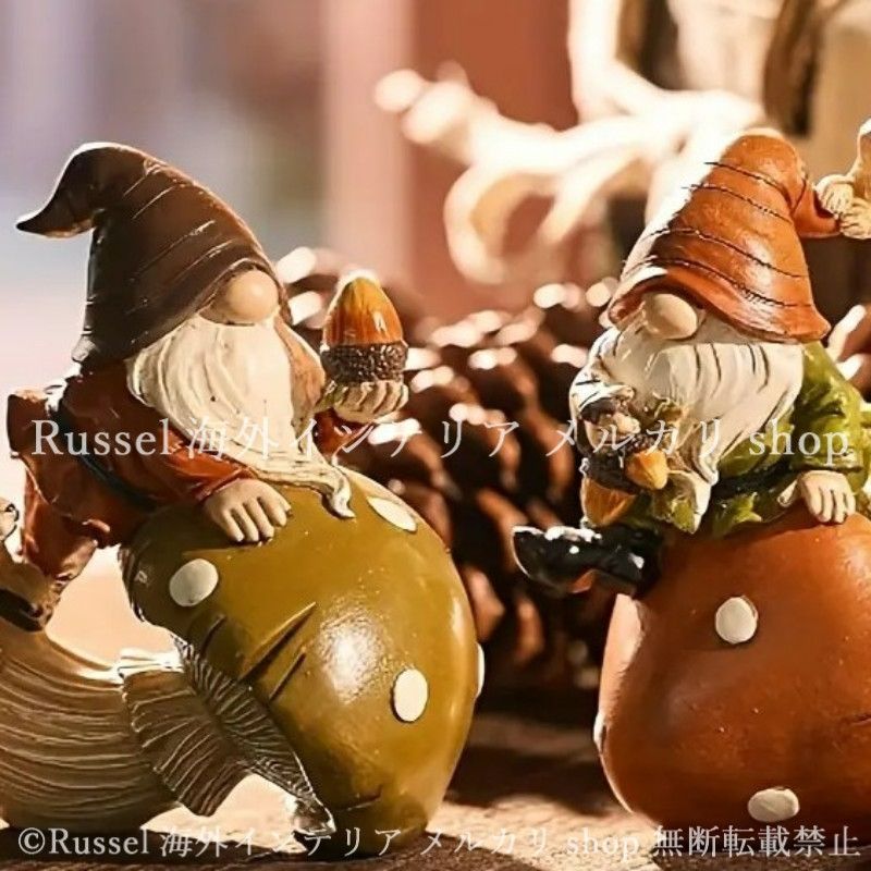 ガーデンオブジェ きのこ ノーム 樹脂 庭 キノコ ドワーフ かわいい 置物 ガーデンオーナメント ガーデニング 雑貨 ガーデン雑貨 ガーデンインテリア ガーデン インテリア 庭の装飾 お洒落 おしゃれ 4-7 STEELWINDOWSANDDOORS_COM