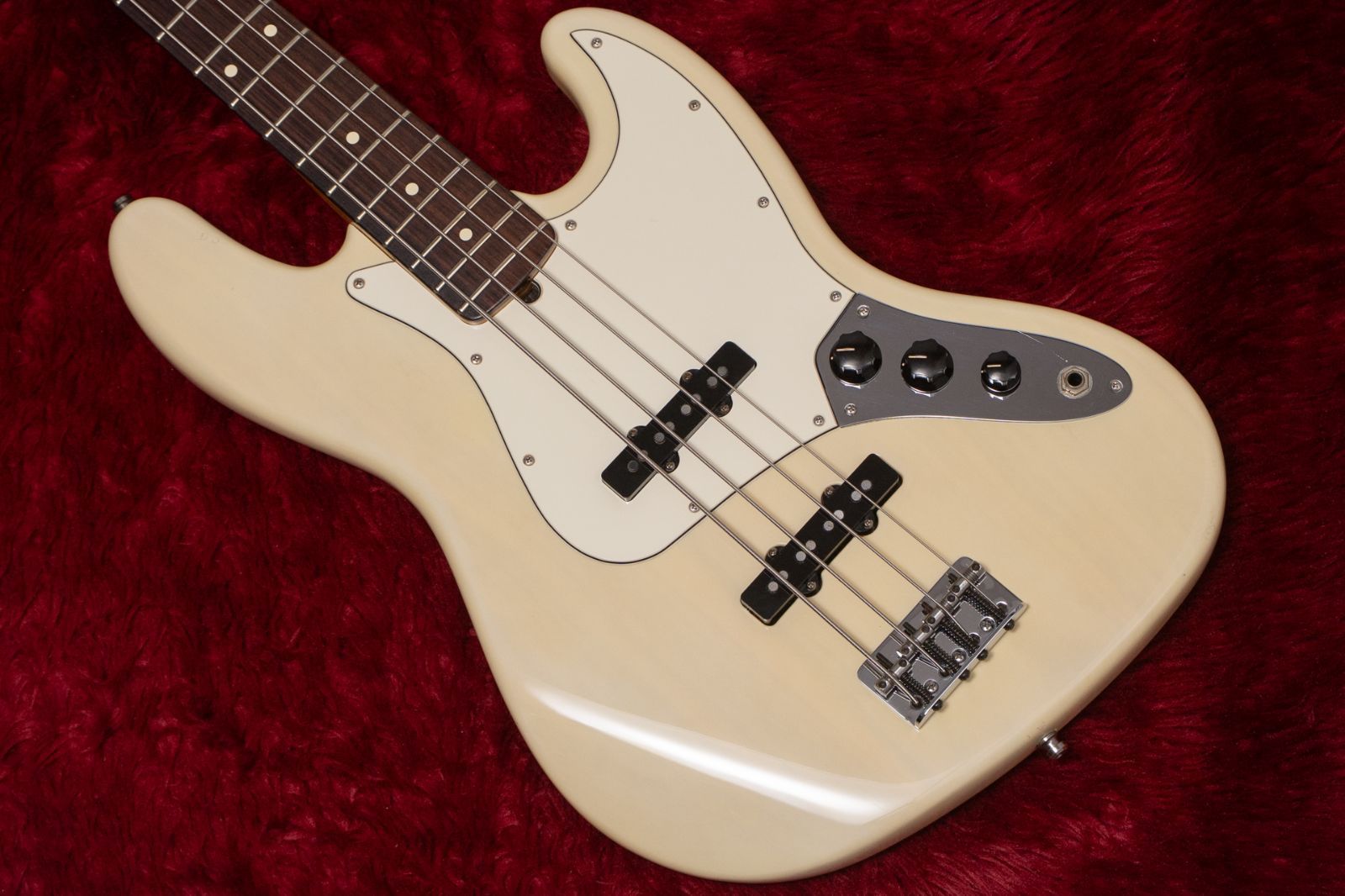 used】Fender / American Standard Jazz Bass Ash White Blonde