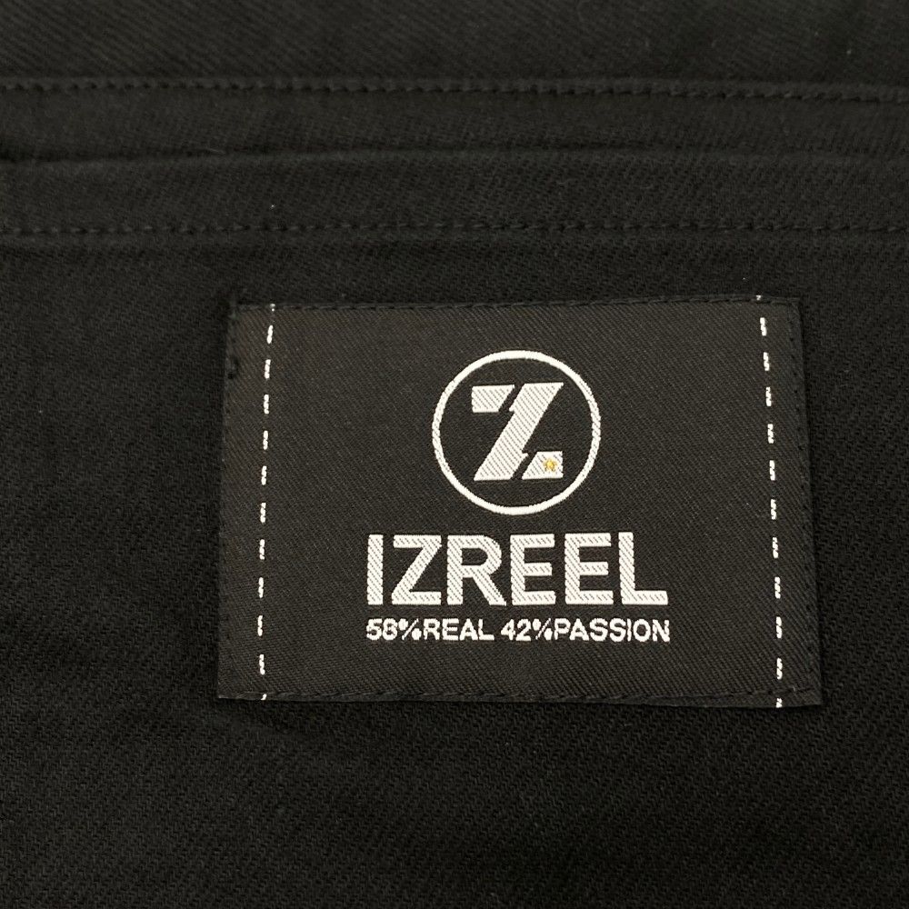 サイズ：L IZREEL イズリール IZR23SS009 ストレッチパンツ  ブラック系 [240101461639] ゴルフウェア メンズ ストスト IZREEL イズリール IZR23SS009 ストレッチパンツ ブラック系