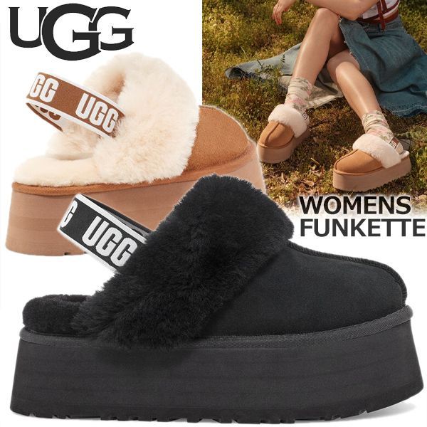 UGG FUNKETTE ファーサンダル