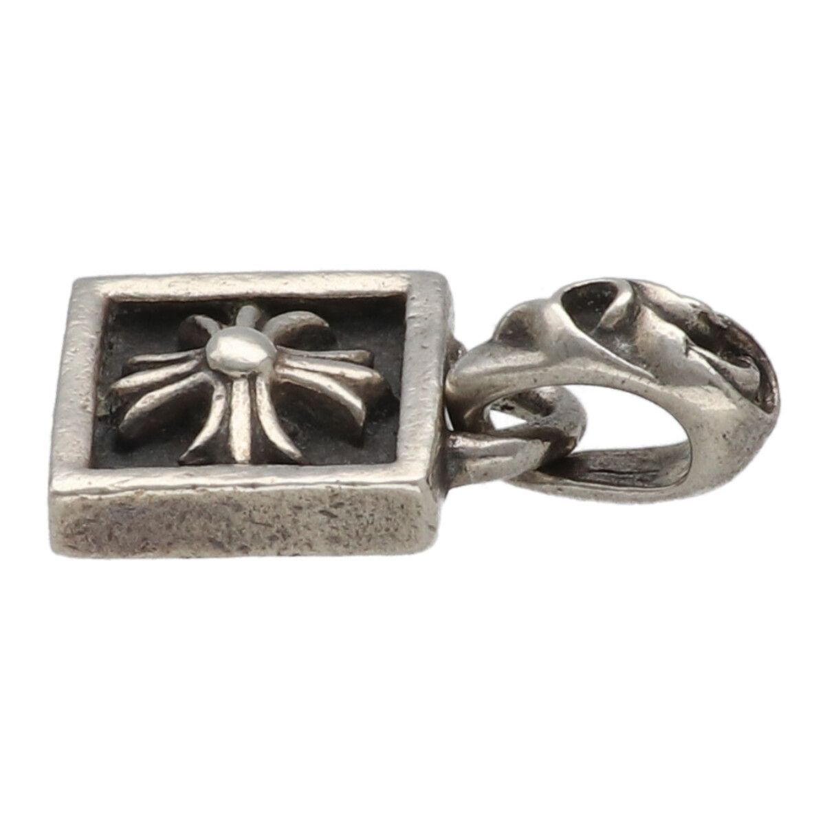 ビジュアルのある CHROME HEARTS クロムハーツ フレームド CHプラス SV925 シルバー ネックレス ペンダント トップ チャーム 24002527 RS