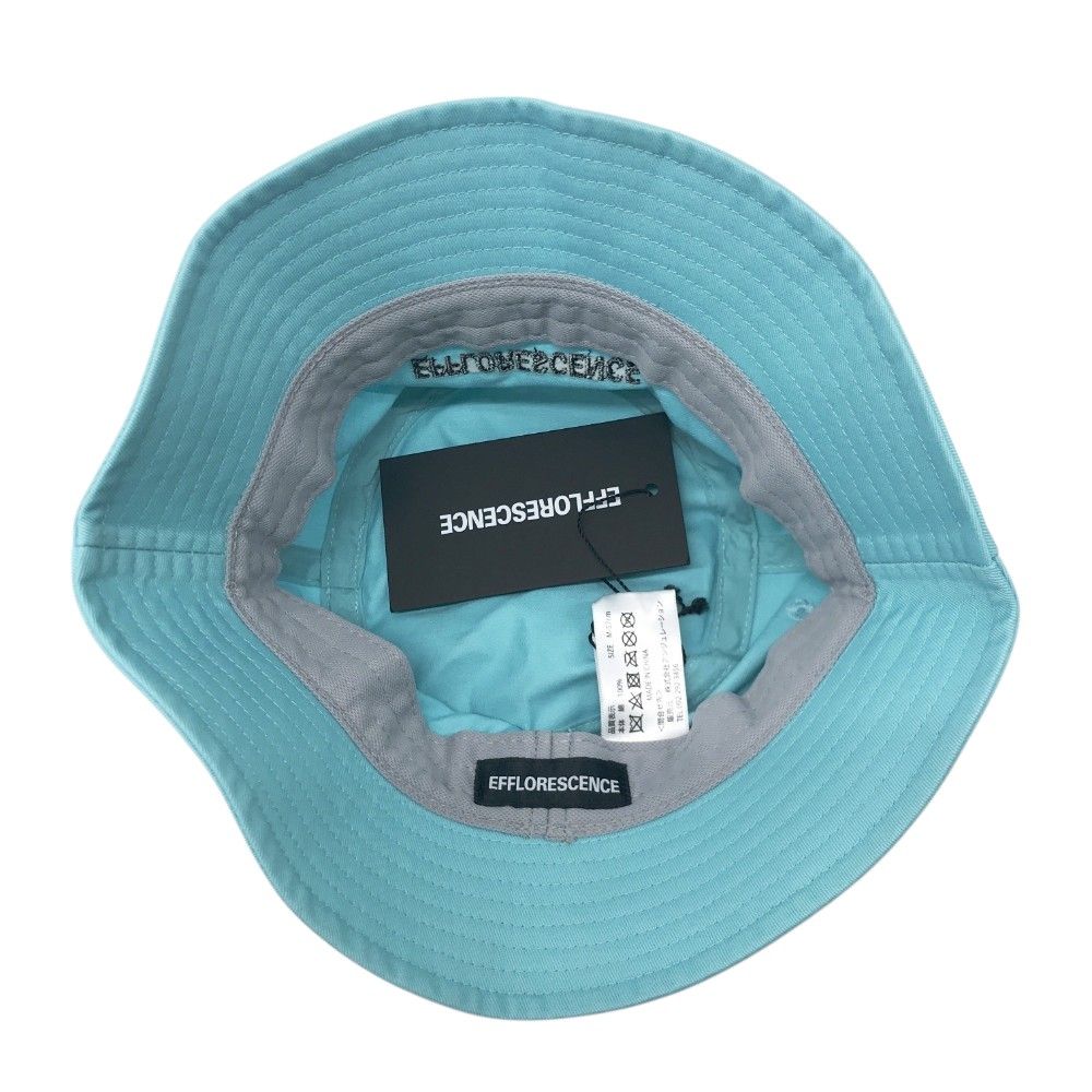 EFFLORESCENCE 水色 バケットハット EFFLORESCENCE エフロレッセンス バケットハット ブルー系 M