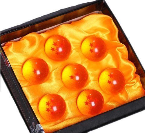 【新着商品】｢ZNU｣ドラゴンボール（DRAGON BALL）神龍召喚　水晶 ドラゴン 龍球 7点セット　クリスタル 4.5ｃｍ コスプレ小道具　箱入り
