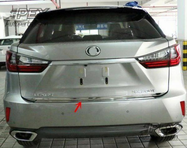 レクサスRX RX200t 300 RX450hl 2015 - 2020年 リアトランクストリーマバックドアテールゲートトリムカバーストリップ キズ防止