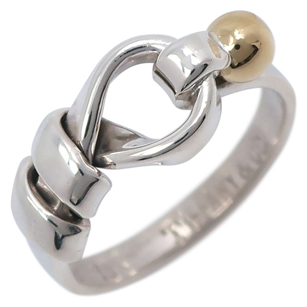 ティファニー ラブノット シルバー925×K18イエローゴールド 7号 TIFFANY&Co. ティファニー Tiffany&Co. ラブノット 約7号 リング