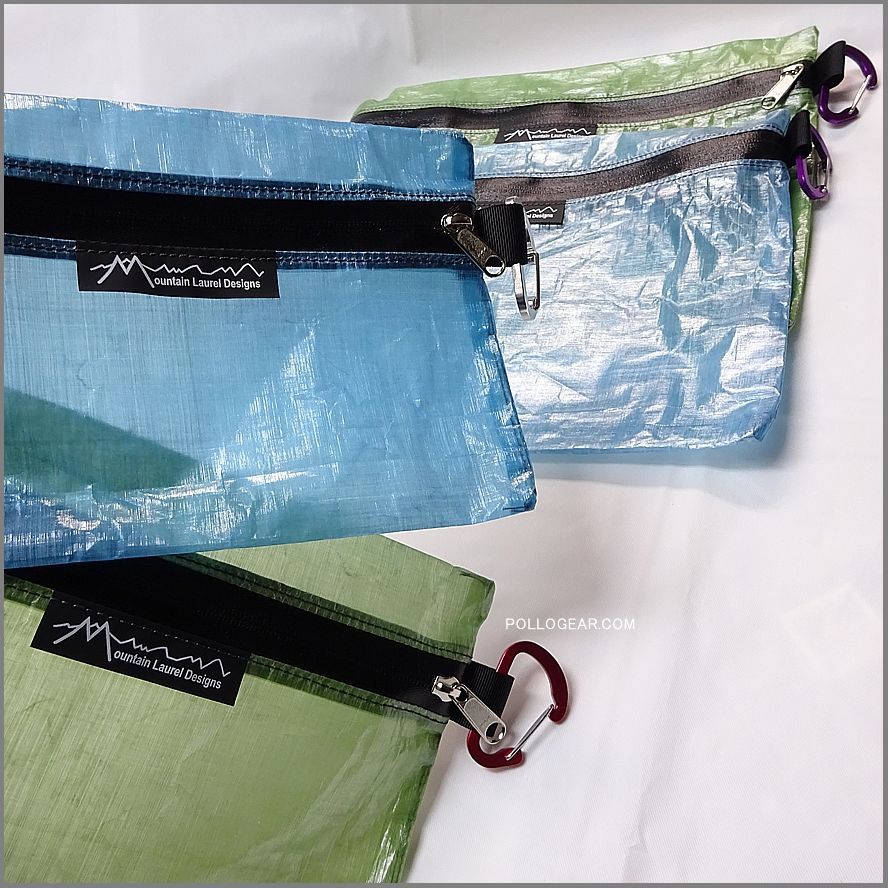 男女人気カラー青　DCF ZIP POUCHES　Mountain Laurel DCF ZIP POUCHES | Mountain Laurel Designs | Super Ultra