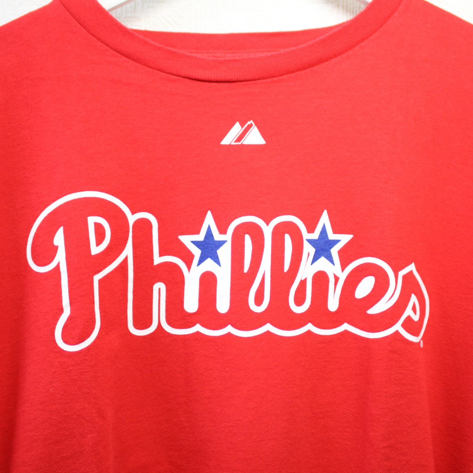 MLB ベースボールシャツ フィラデルフィア　フィリーズ　ビッグサイズ 古着通販 XL☆古着 半袖 ビンテージ Tシャツ メンズ 00年代 00s