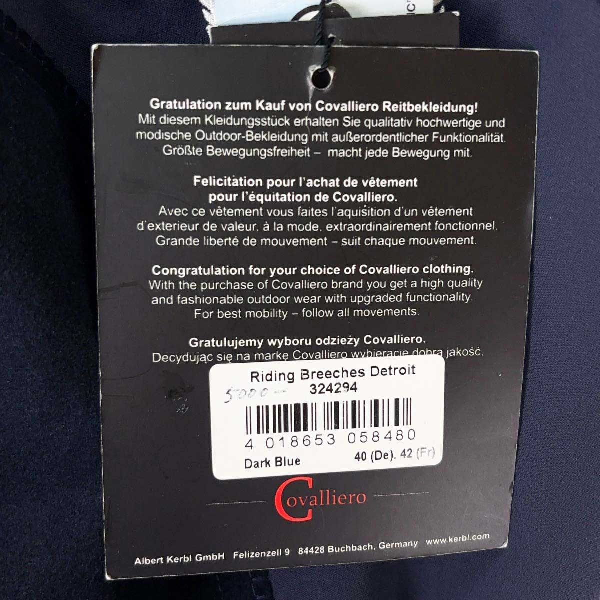 【中古・未使用品】Covalliero カバリエロ Riding Breeches Detroit キュロット 44 ネイビー レディース 乗馬 馬術 中古・未使用品】Covalliero カバリエロ Riding Breeches