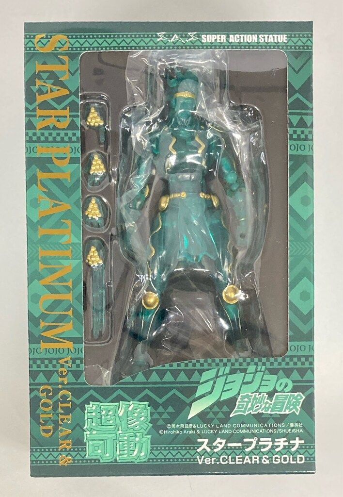 【新品未開封】超像可動 スタープラチナ Ver.CLEAR & GOLD 超像可動「スタープラチナ Ver.CLEAR & GOLD」 - メルカリ