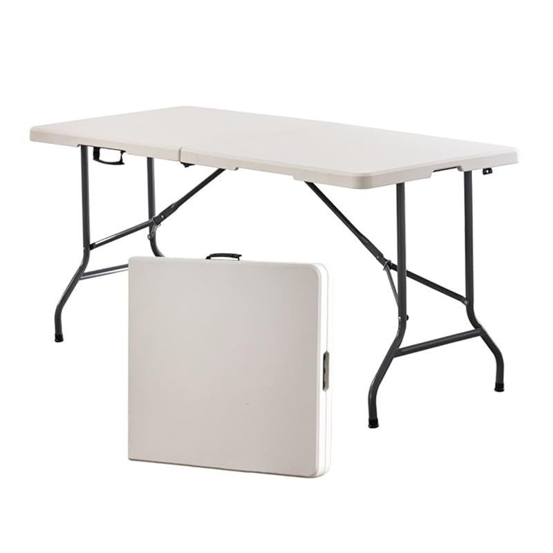 折りたたみテーブル 作業テーブル 折りたたみ 作業台 使用 アウトドア 室内 屋外 キャンプ ガーデニング 持ち運び便利 耐荷重約120kg 152cn
