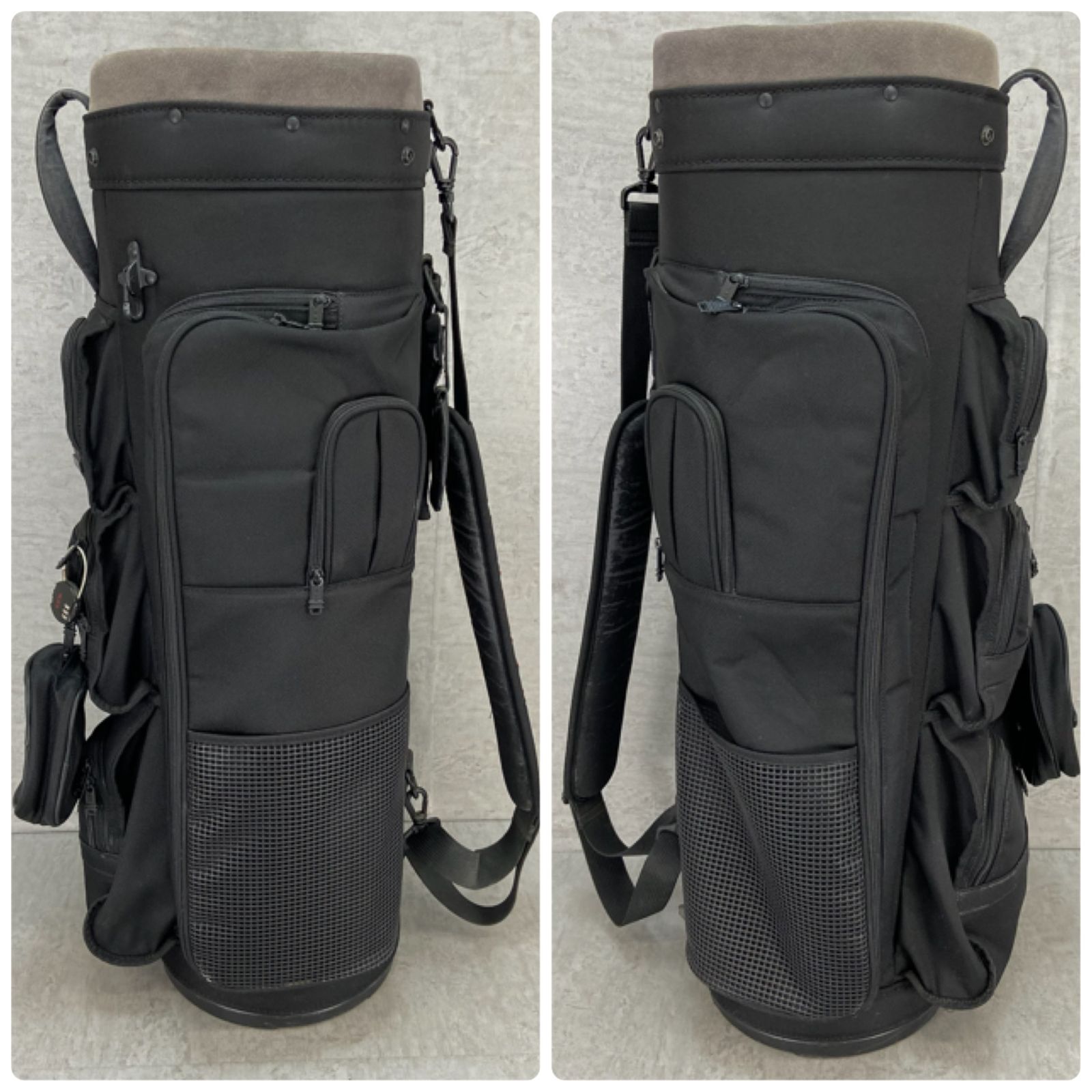 TUMI　286D3　ゴルフ　キャディバッグ　カート式　約10型　ナイロン TUMI トゥミ 286D3 ゴルフ キャディバッグ カート式 約10型 約25