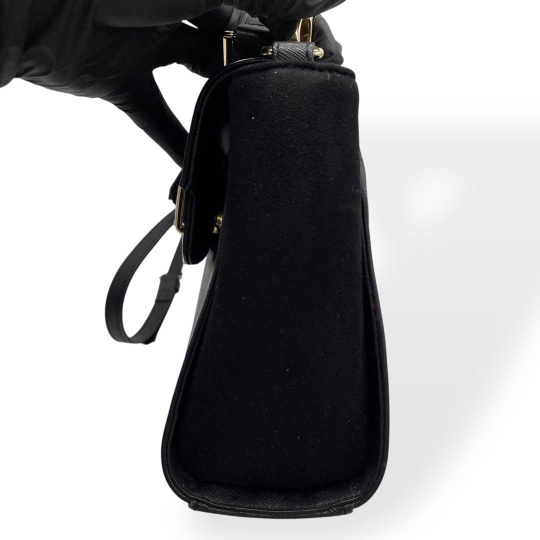 極美品 falchi new york 2way ハンドバッグ ショルダーバッグ