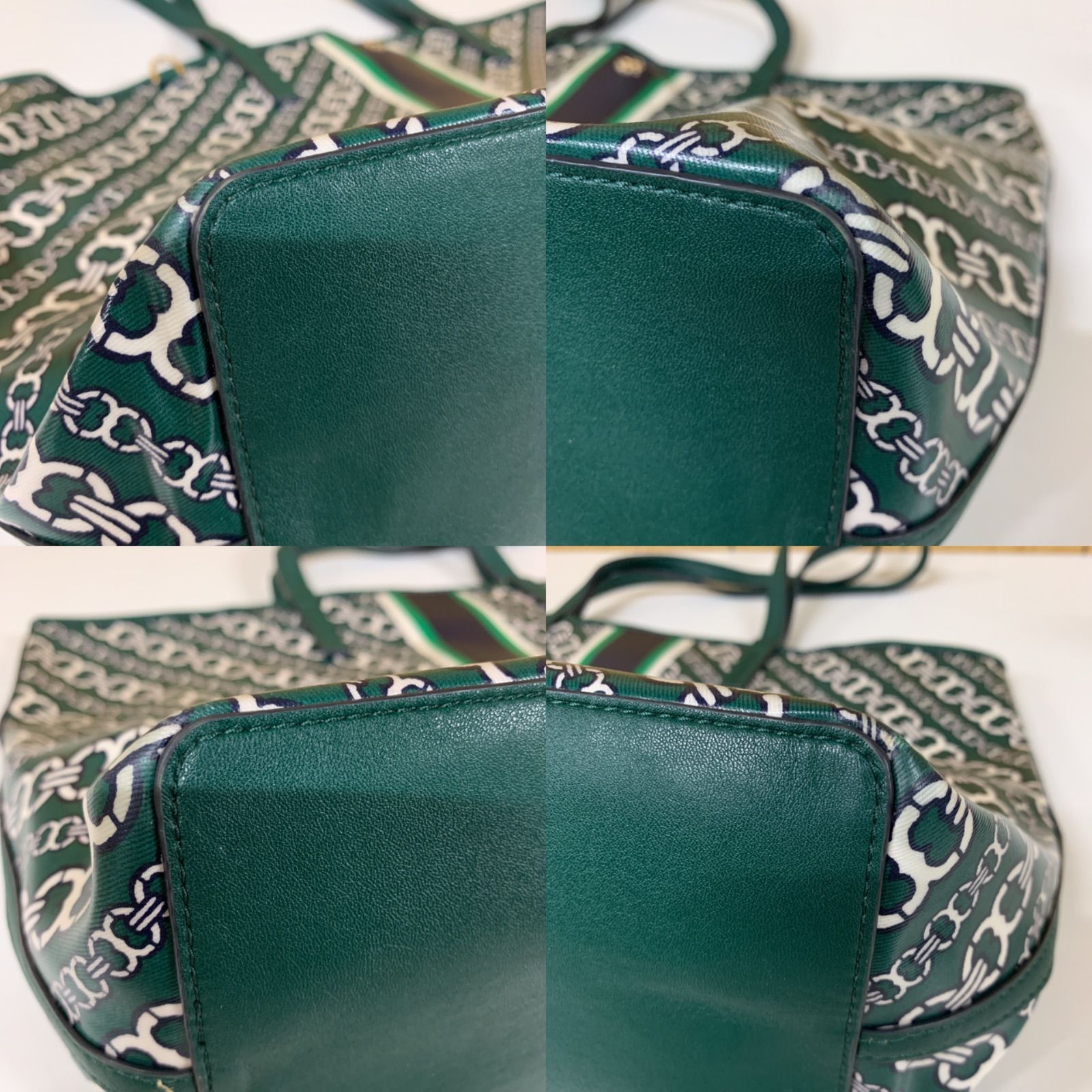 71 良品 TORY BURCH トリーバーチ ジェミニリンク PVC 肩掛け