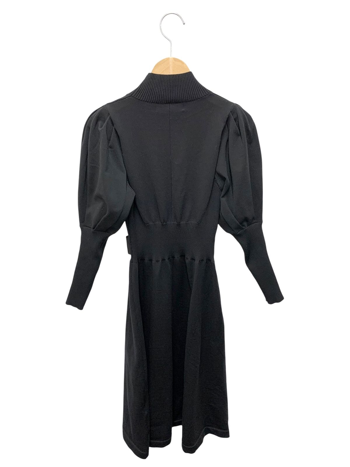 エムズグレイシー 218708 ワンピース 36 ブラック ニットワンピース