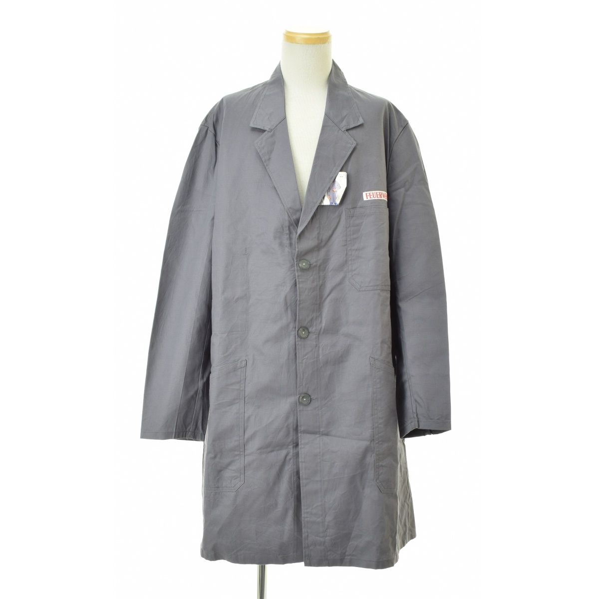 【VINTAGE】DEADSTOCK ワーク Feuerwehr ドイツ消防隊コート VINTAGE】DEADSTOCK ワーク Feuerwehr ドイツ消防隊コート - メルカリ
