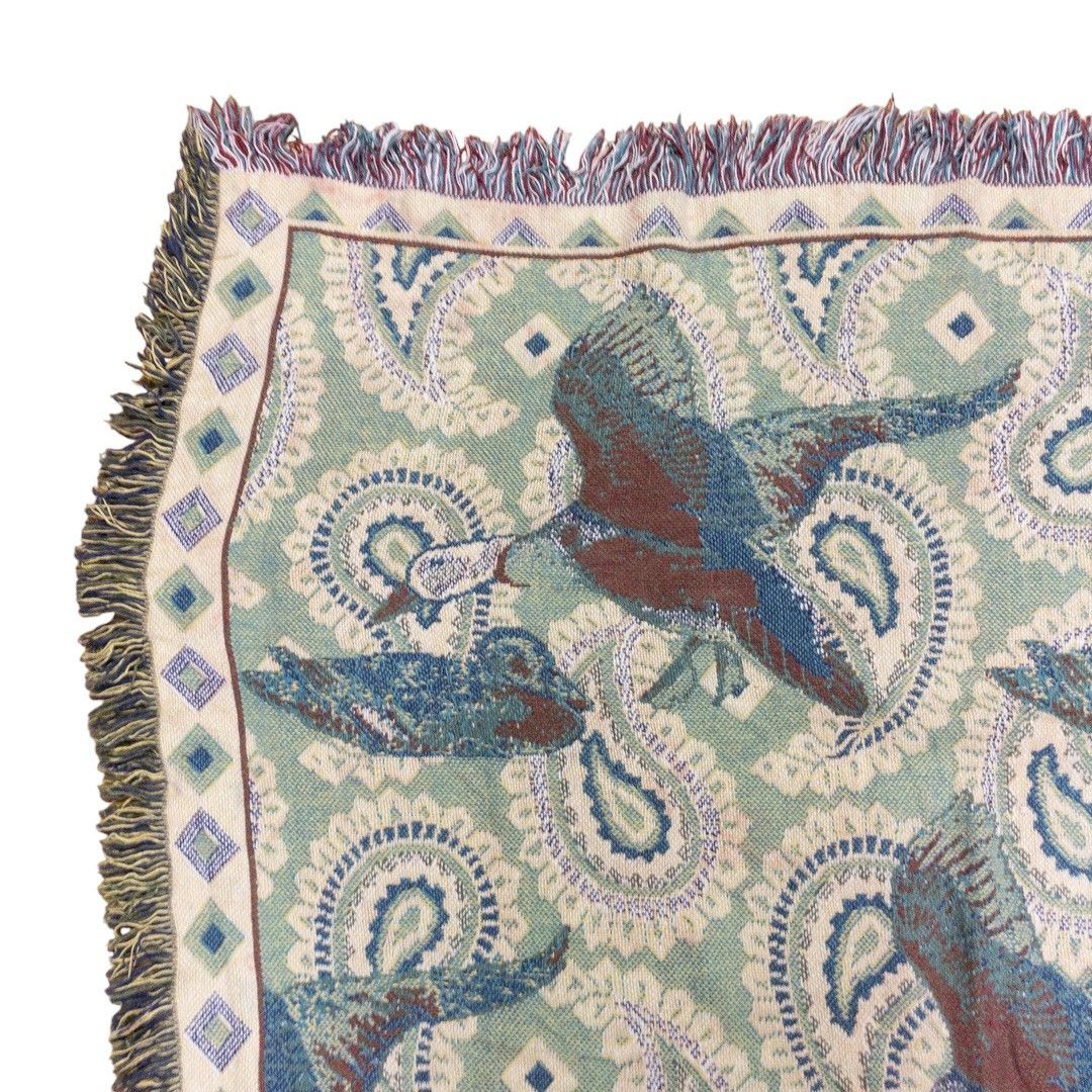 アウトレット vintageラグ カーペット カモ ペイズリー柄 718 vintage