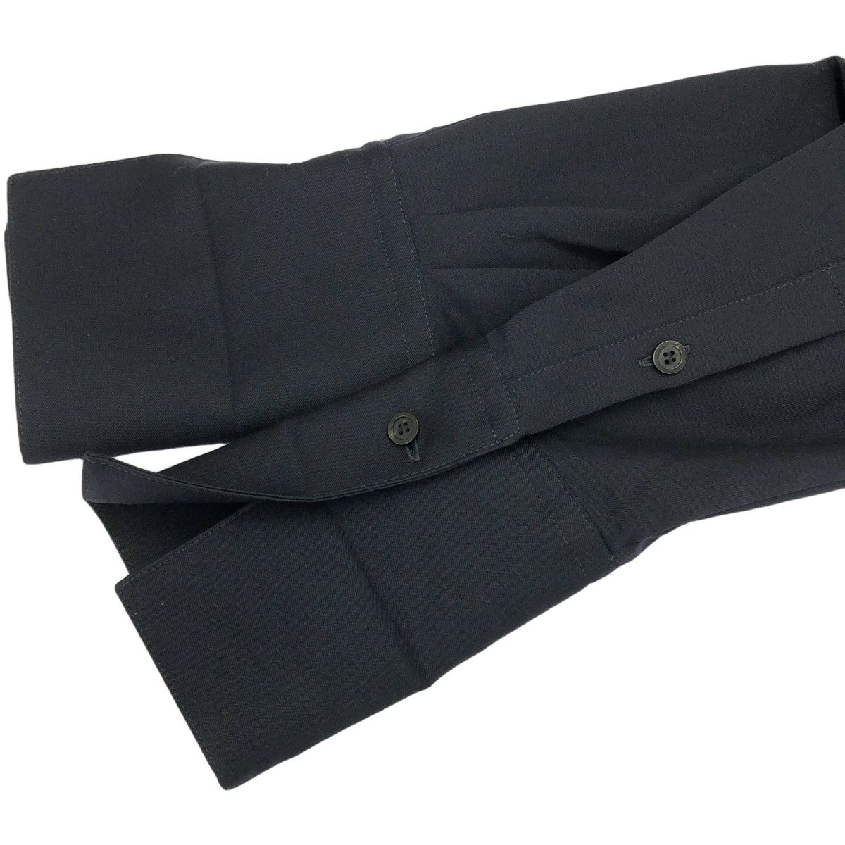 newnow ニューナウ Serge Wool Shirt クラシックウールシャツ 2402BL09 ネイビー M newnow ニューナウ Serge Wool Shirt クラシックウールシャツ 2402BL09