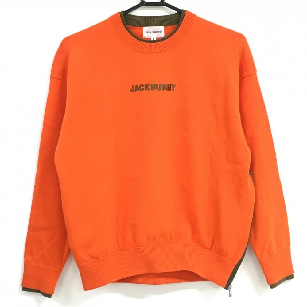 SALE価格【美品】ジャックバニー セーター オレンジ×カーキ