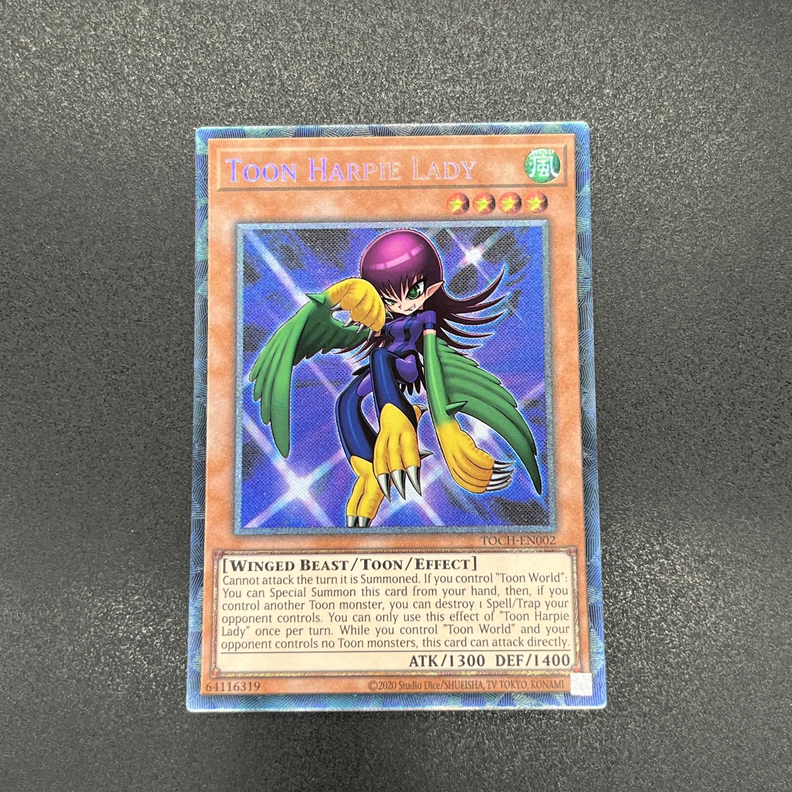 遊戯王 英語 EU版 トゥーンハーピィレディ コレクターズレア 遊戯王 英語 EU版 トゥーンハーピィレディ コレクターズレア