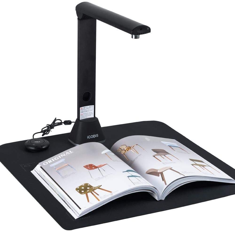 ❤️新品❤️ドキュメントスキャナー 500万画素 非破壊スキャナー A4スキャン Amazon | iCODIS ドキュメントスキャナー 500万画素 非破壊