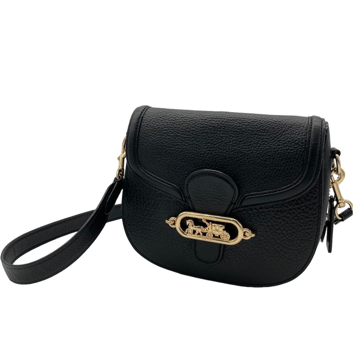 ▽COACH/コーチ ペブルレザー 2way クラッチショルダーバッグ 91397