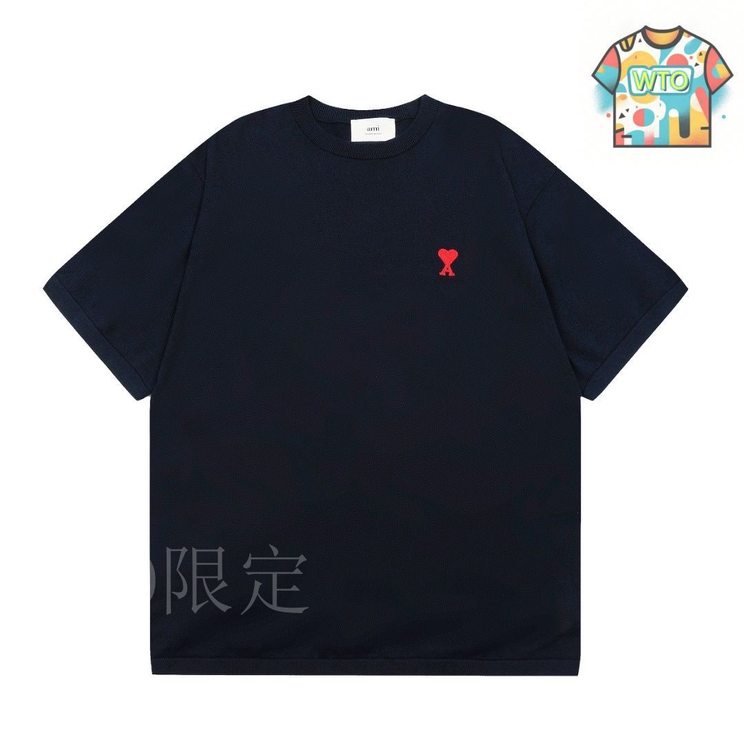 L ami(アミ) グレー スモール ハート刺繍 フード E22USW200 今日特価】Ami エミ スモール刺繍ハートニット T-3 - メルカリ
