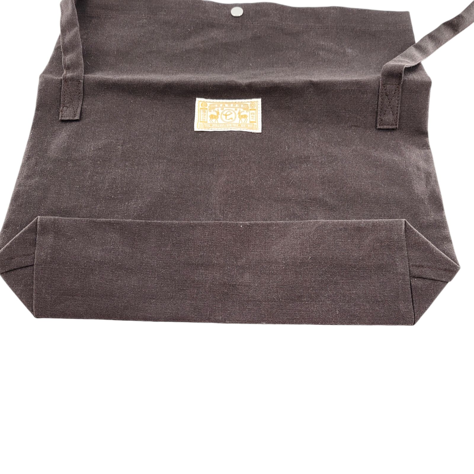 美品】中川政七商店 傘屋と作った撥水 麻ポシェット ショルダーバッグ