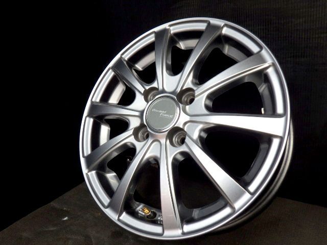 2895 B RACING FORCE RF-TS10 ホイール 14x4.5J 4穴 PCD100 45 4本 BRIGHTFACE_UK