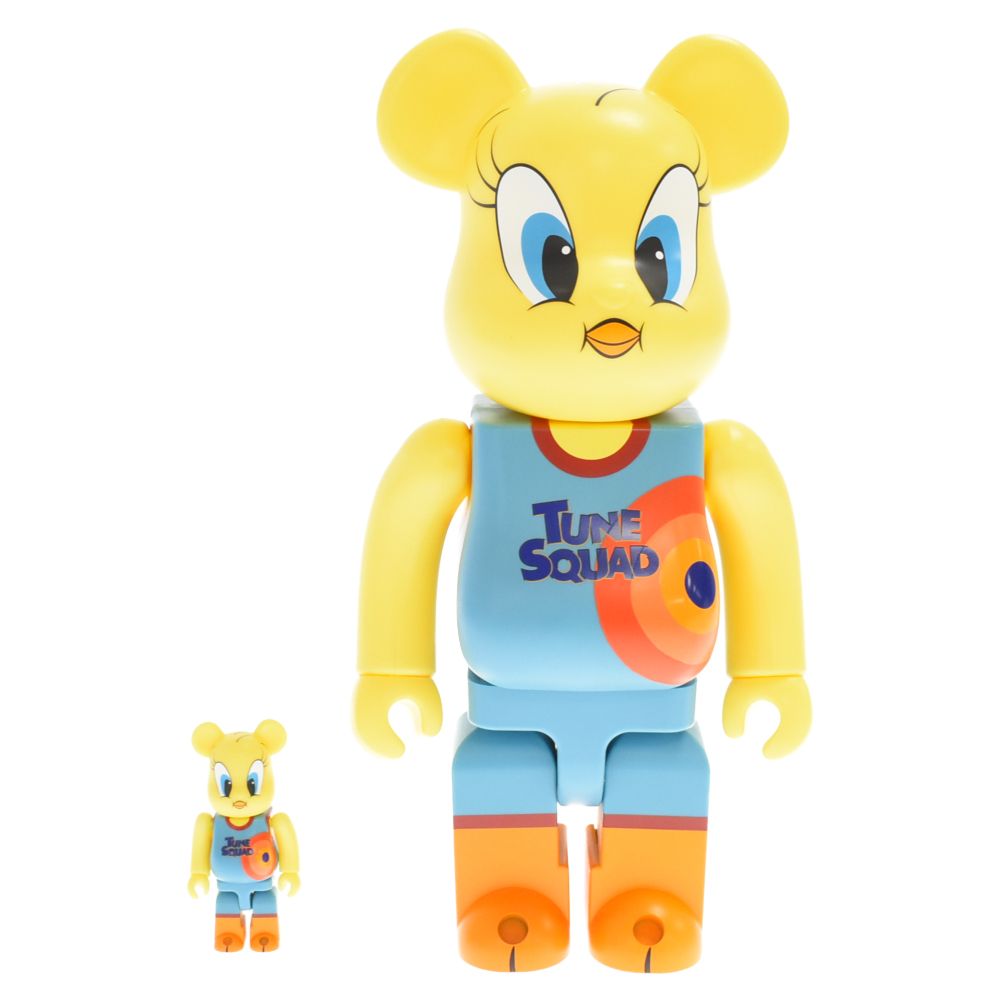 MEDICOM TOY - MEDICOM TOY メディコムトイ ×SPACE JAM TWEETY BE@RBRICK 100%&400% スペースジャム トゥイーティー ベアブリック フィギュア イエロー/ブルー MEDICOM TOY (メディコムトイ) ×SPACE JAM TWEETY BE@RBRICK 100