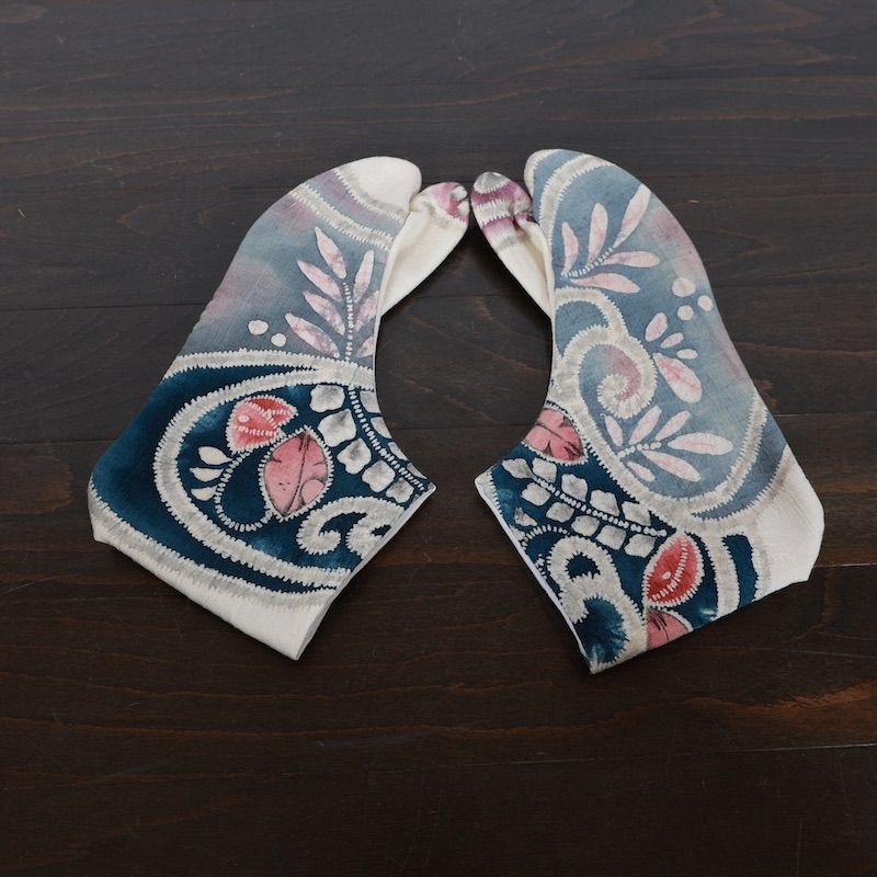 辻ヶ花 桶絞り 柄足袋 24cm 日本製 オリジナル |W06