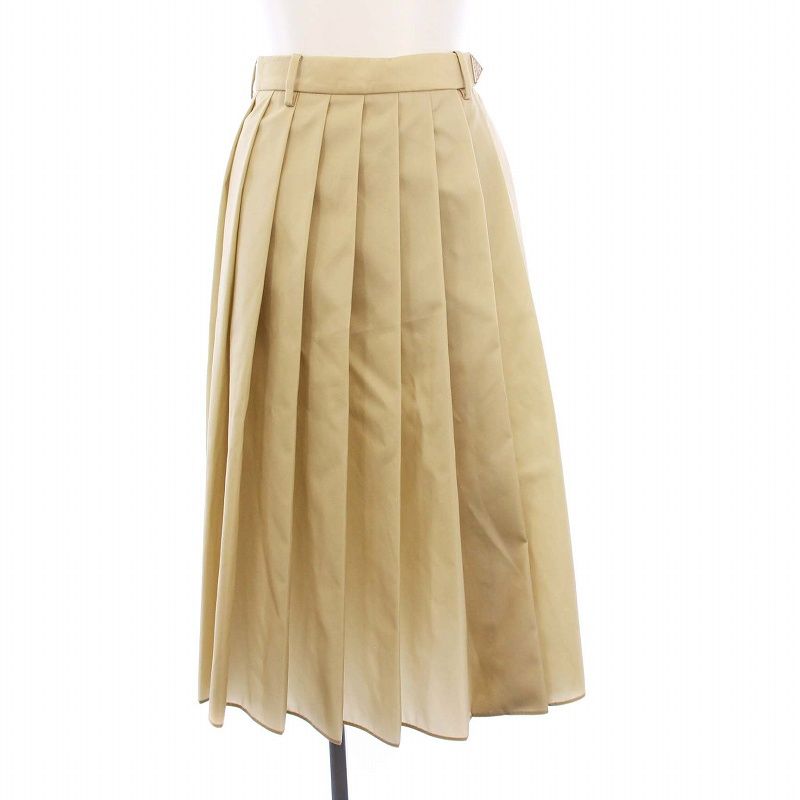 プラダ PRADA 23SS RE-NYLON プリーツスカート ロング