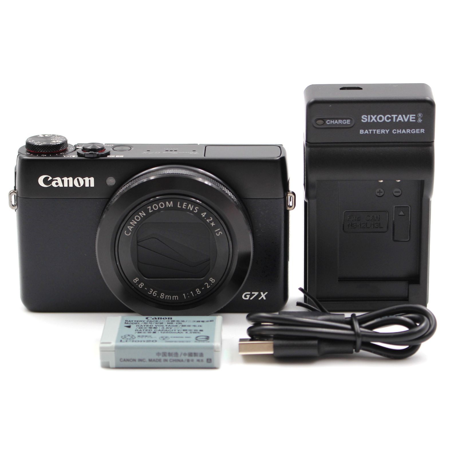 □良品□CANON PowerShot G7 X ブラック デジタルカメラ キヤノン 