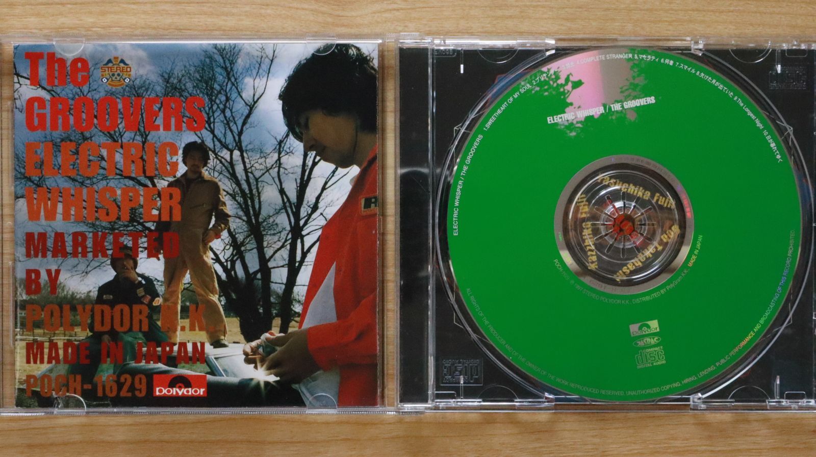 国内盤CD☆ザ・グルーヴァーズ/THE GROOVERS□ ELECTRIC WHISPER