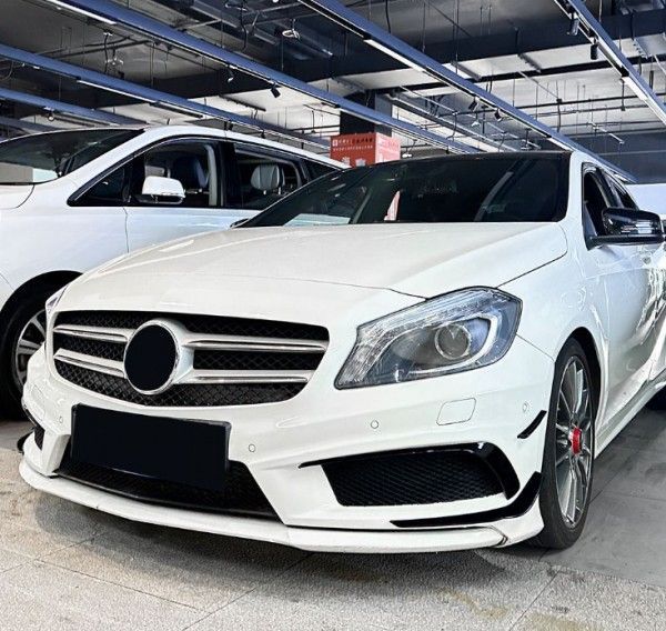 メルセデスベンツ Aクラス W176 前期 2013-2015 AMG ロアスポイラー エアロ ダクト 外装 車両用ステッカー 2色選択可 FFCRYSTALESIA_COM