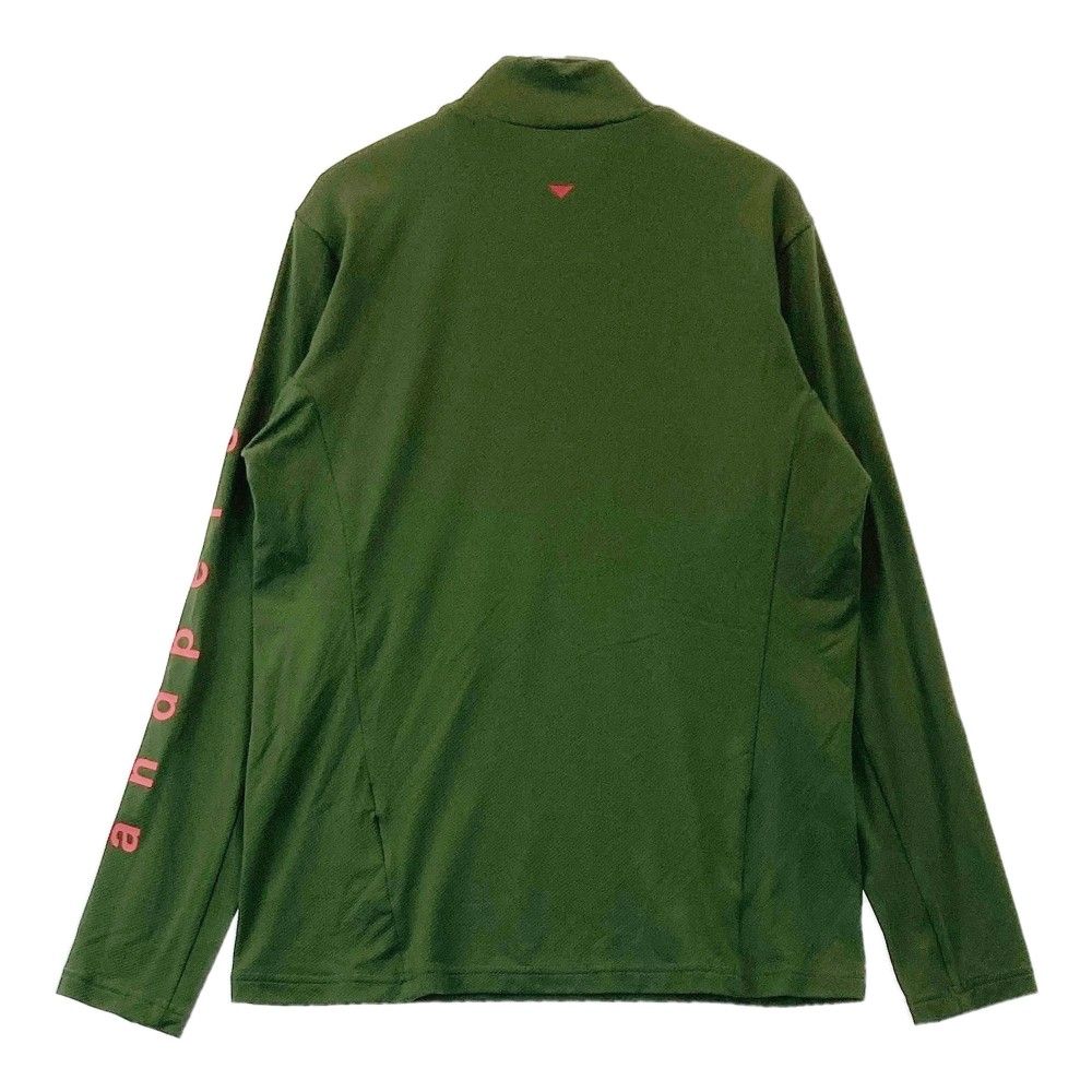 サイズ：M AND PER SE アンパスィ 2024年 長袖ハイネックインナーTシャツ  グリーン系 [240101443987] ゴルフウェア レディース ストスト サイズ：M AND PER SE アンパスィ 2024年 長袖ハイネック