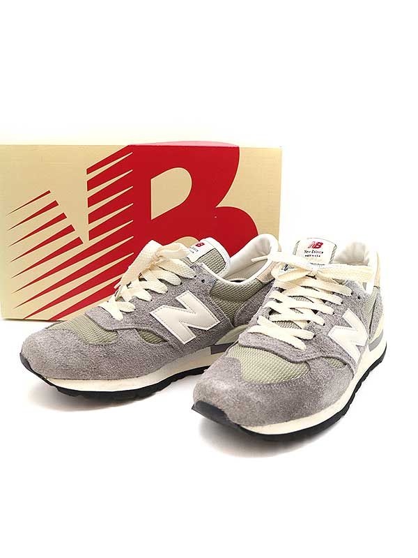 NEW BALANCE ニューバランス ローカットスニーカー グレー 27.5cm