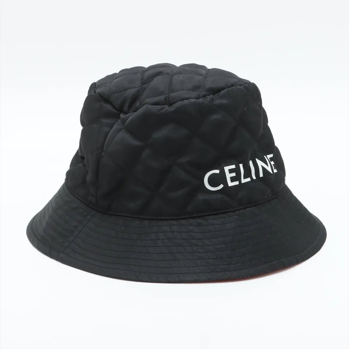 セリーヌ キルティング バケットハット 帽子 バケハ 2AUB0930C ハット ブラック 黒 メンズ レディース MMM CR50-3