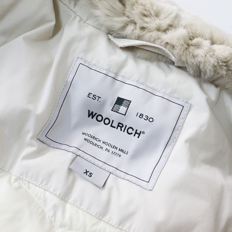 美品 ウールリッチ WOOLRICH MAPLE COAT ラビットファーダウンコート