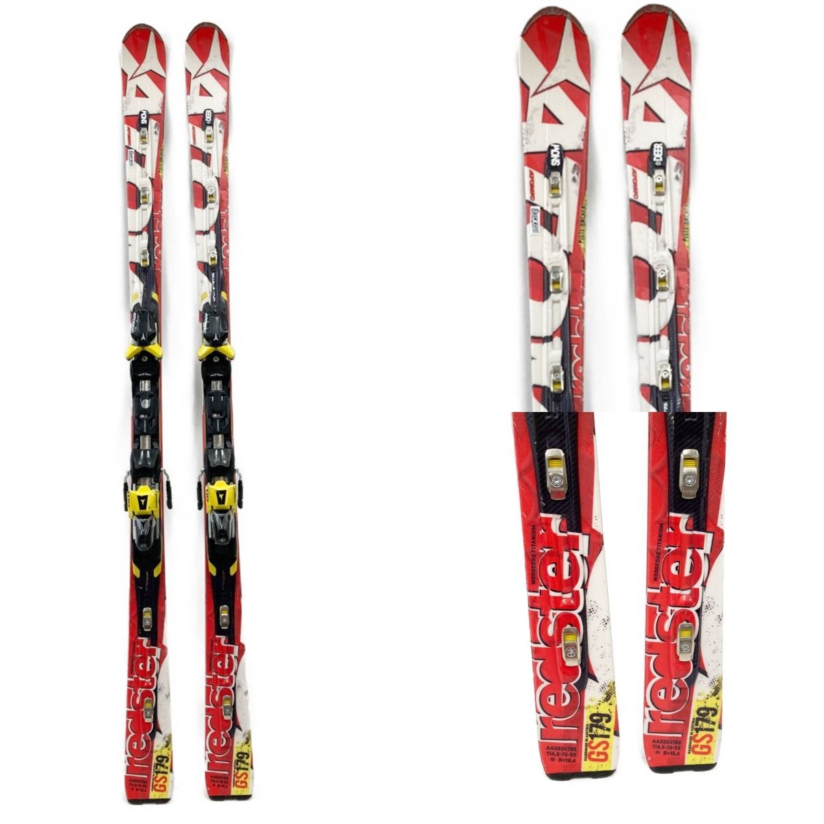 〇〇ATOMIC アトミック redster GS 13-14モデル ホワイト x レッド