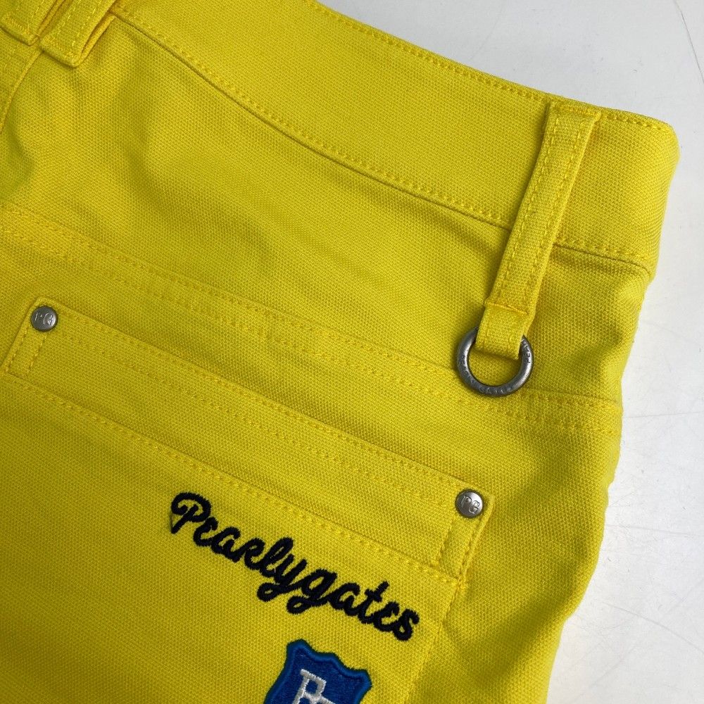 サイズ：0 PEARLY GATES パーリーゲイツ 30周年 ストレッチスカート  イエロー系 [240101467691] ゴルフウェア レディース ストスト PEARLY GATES パーリーゲイツ 30周年モデル ストレッチスカート