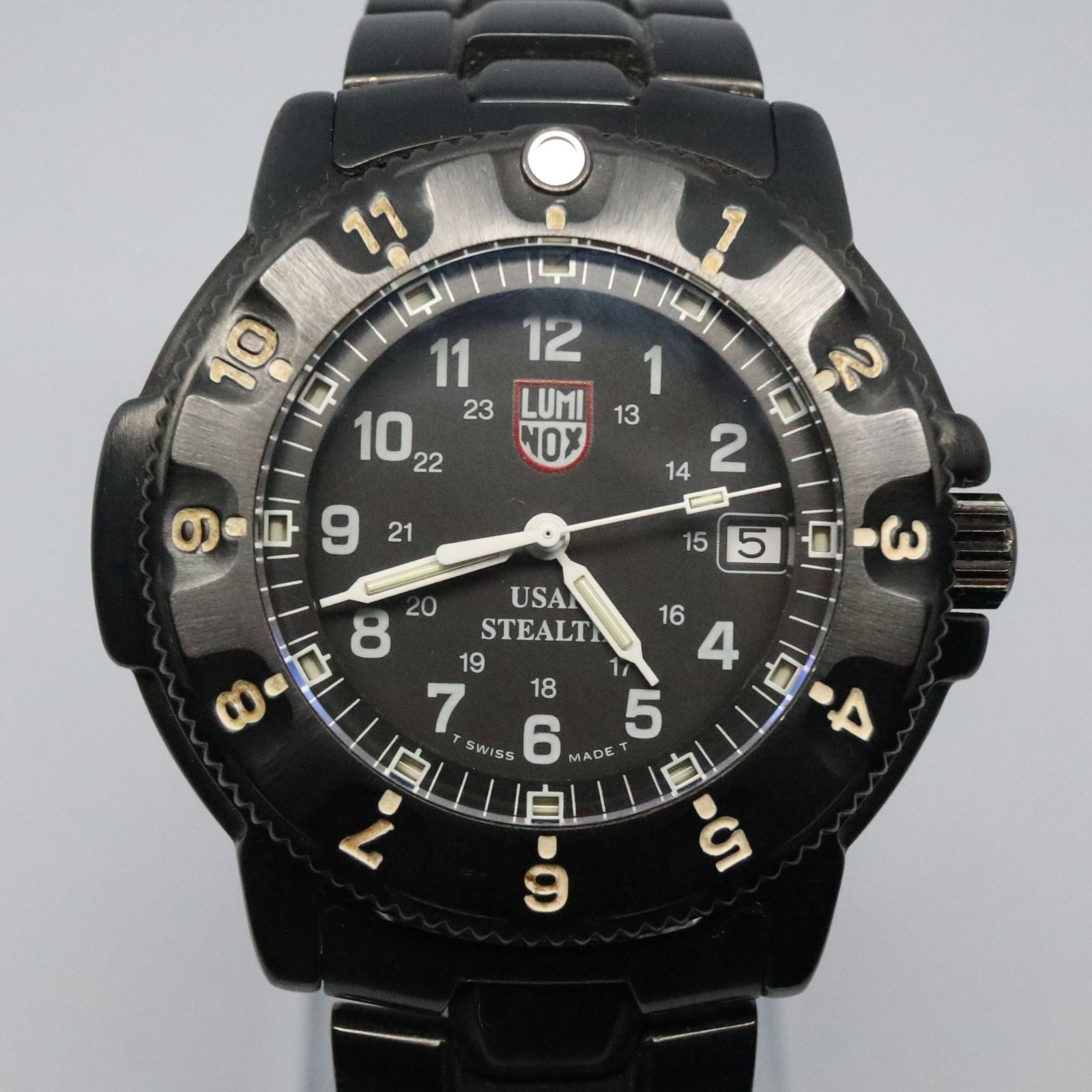 稼働品】LUMINOX ルミノックス 3402 USAF Stealth F-117 NIGHTHAWK