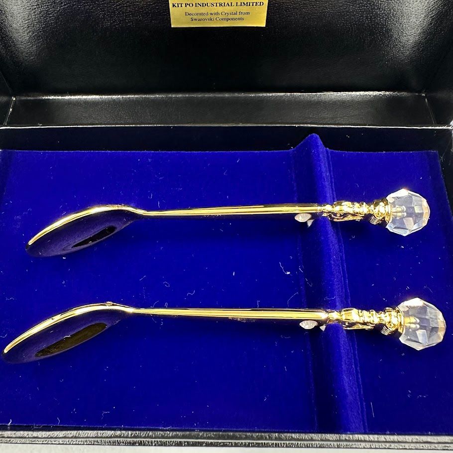 シャンディールKP ゴールドコレクション　スワロフスキー　未使用品 SWAROVSKI - シャンディールKP ゴールドコレクション