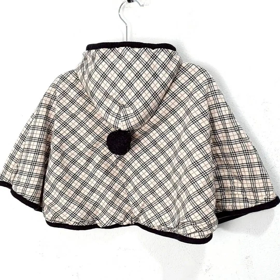  90-100 2-4 y バーバリー リバーシブルケープ ポンチョ その他 ジャケット ブルゾン